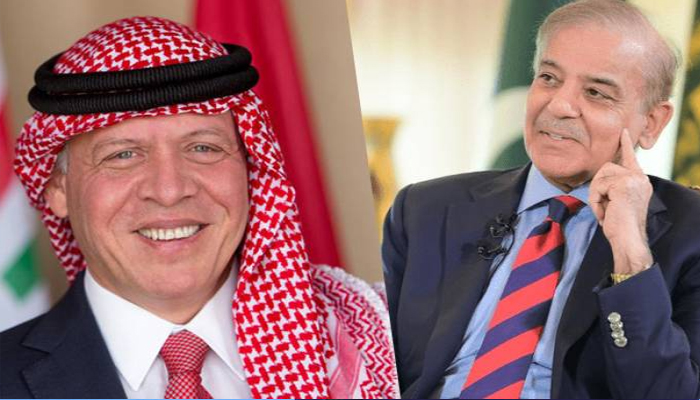 وزیراعظم شہباز شریف سے اردن کے شاہ عبداللہ دوم کی ملاقات