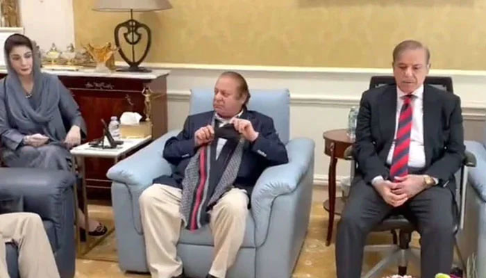 جاتی امرا میں شریف خاندان کی بیٹھک، تحریک انصاف کے مستقبل پر غور